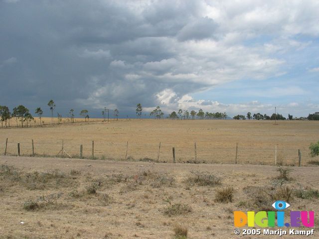 13908 Clouds over fields